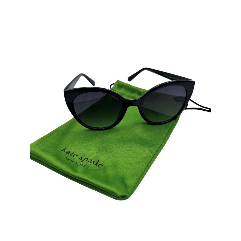 Kate Spade Samantha/S Sunglasses 54mm Black Excellent Cat Eye Gradient Lens